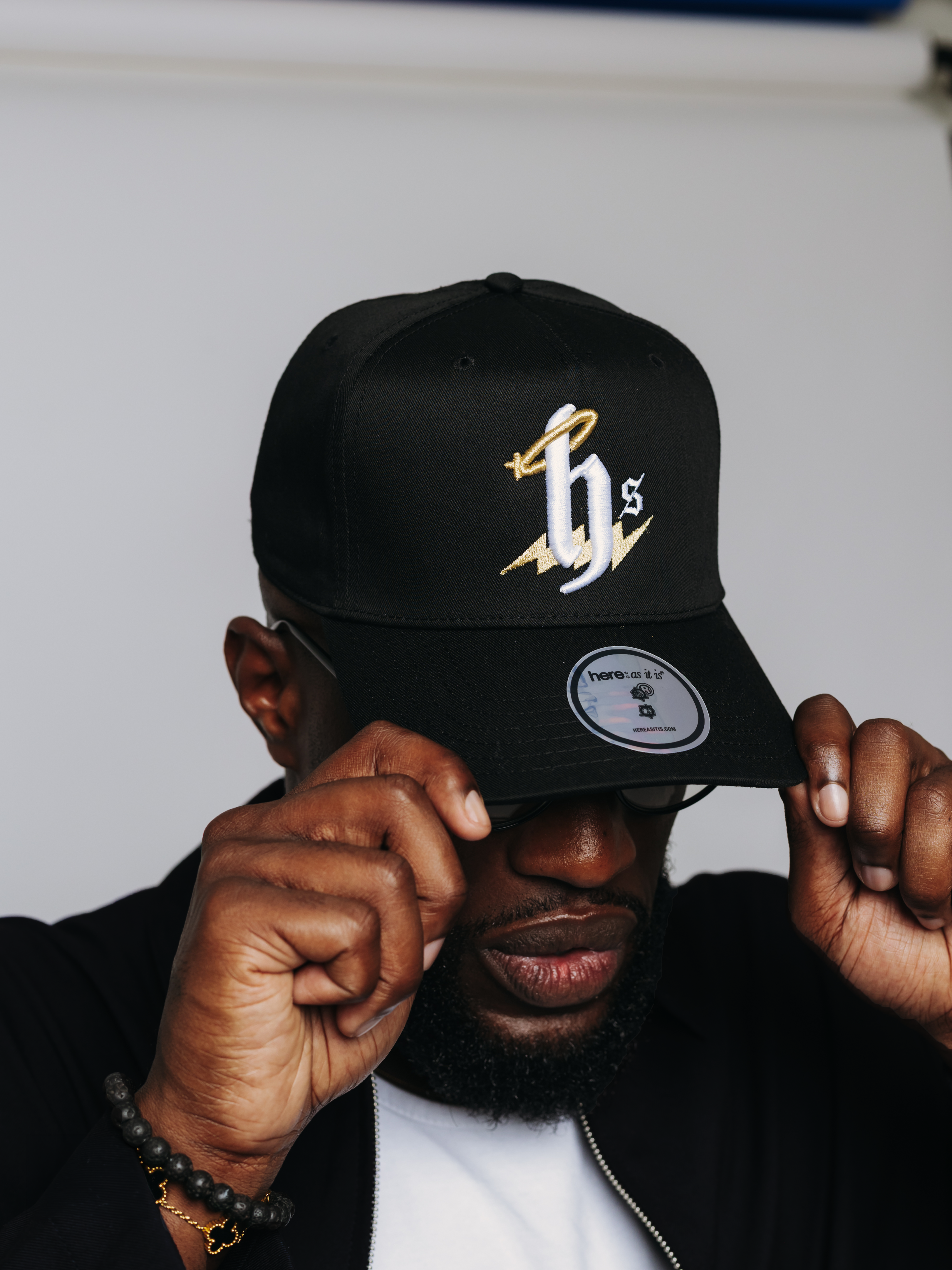 halos v.02 Snapback Hat - Black